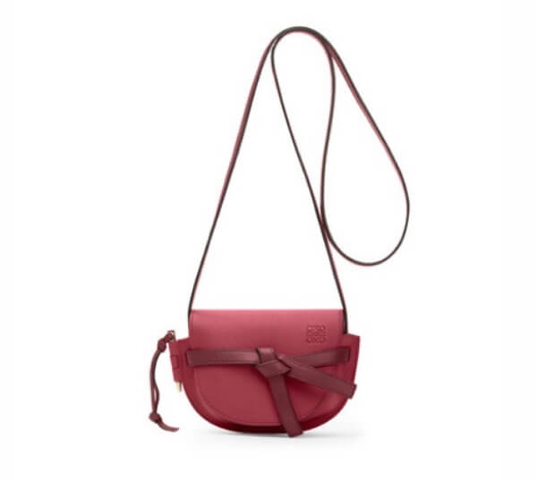 2020日本未発売新作 ロエベ偽物 ゲートミニバッグ入荷ロエベ Gate Mini Bag Raspberry/Wine 321.12.U62